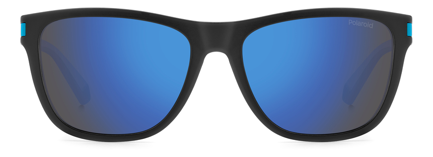 POLAROID-2138/S 0VK*5X MATTE BLACK BLUE(BLUE MIRROR POLARIZED 56*17, Negro, hi-res image number 1
